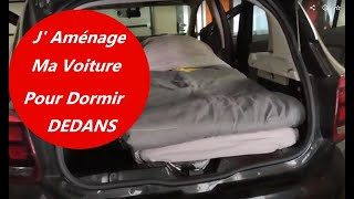 TUTO pour installer un LIT dans sa VOITURE [upl. by Hoseia318]