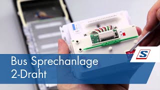 Bus Sprechanlage 2Draht  Montageanleitung  Schrack Technik [upl. by Aserat]