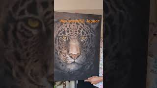 My beautiful Jaguar painting oil in canvas art bigcats [upl. by Venola274]