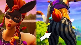 FORTNITE HOT quotBUNNYMOON🐰quot SKIN SHOWCASED 😍❤️🐰 NEW SEASON 6 [upl. by Nauqes]