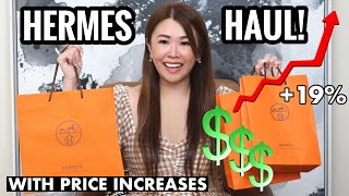 HERMES HAUL  OMG All Prices Have Gone Up [upl. by Doris]