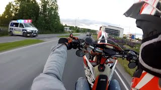 Supermoto VS Police🔥  Police Chase Run amp Getaway  EP1 [upl. by Anelehs437]