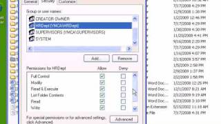 Setting Folder Permissions [upl. by Manvell189]