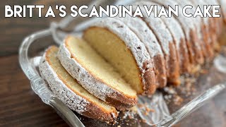 The Best Almond Cake Recipe  Scandinavian Cake  Swedish Almond Cake  Scandinavian Almond Cake [upl. by Amekahs422]