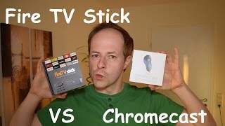 Amazon Fire TV Stick vs Google Chromecast  Deutsch [upl. by Daggna]