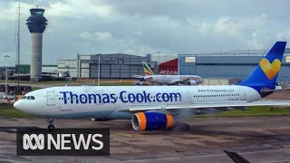 Thomas Cook collapses leaving 600000 holidaymakers stranded abroad  ABC News [upl. by Celinka915]