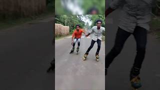 Inline Skating Short video Skating on Indian roads [upl. by Aven]