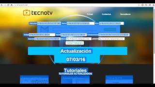 TecnoTv Tutorial del Stitio oficial [upl. by Means973]