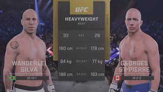 GSP vs Wanderlei Silva [upl. by Aymer529]