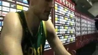 Interview with Tiago Splitter FIBA WC 2010 Brazil  Iran [upl. by Elokcin]