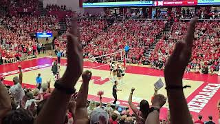 2024 Nebraska Volleyball vs 2 Stanford [upl. by Sonahpets]