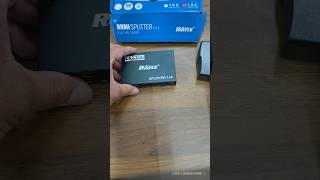 HDMI SPLITTER V 14 BY RANZ VLOG543 minivlog hdmisplitter youtubeshorts shorts shots hdmi [upl. by Shanon803]