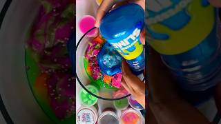 Mixing All My Slime Smoothie slime satisfying asmr shorts [upl. by Idissak]