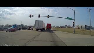 20240313102658 000031 dash cam going south on US 61 Dubuque Iowa after bridge [upl. by Akiemahs577]