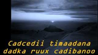 CAASHAQA HA BAAYICIN Lyrics [upl. by Ardnaz]