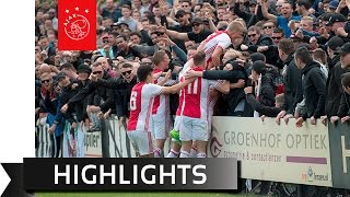 Highlights kampioenswedstrijd Ajax O19  Feyenoord O19 [upl. by Egni546]