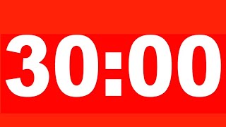 Compte à rebours  3000 ➡️ 0000  Minuterie 30 minutes [upl. by Haroved]