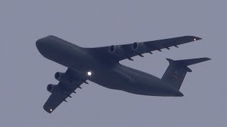 C5M Super Galaxy heading to Andrews AFB [upl. by Anuhsal]