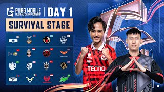 EN 2024 PMGC League  Survival Stage Day 1  PUBG MOBILE Global Championship [upl. by Yelyr]