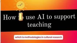 HOW I USE AI TO SUPPORT TEACHING [upl. by Inanak]