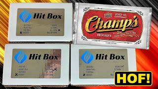 HALL OF FAME BOX  Opening The Hit Box Sports Cards Hockey Card Subscription Boxes  July 2024 [upl. by Nevin]