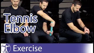 Lateral Epicondylalgia Exercises  Tennis Elbow Rehab [upl. by Kcireddor]