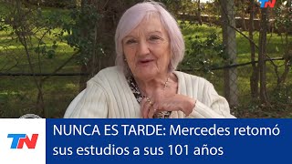 UN EJEMPLO A los 101 años cumplió su sueño de terminar el secundario [upl. by Ecnedurp]