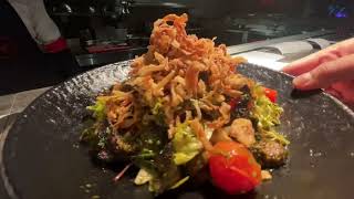 Best Salad in Town Steak Salad viralvideo [upl. by Nnylyrehc920]