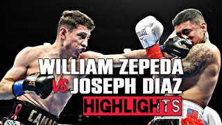 William Zepeda vs Joseph Diaz  HIGHLIGHTS  ZepedaDiaz WilliamZepeda JoJoDiaz [upl. by Tait224]