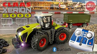 SIKU CONTROL Claas Xerion 5000 mit Bluetooth Fernsteuerung und vielen Funktionen  Review [upl. by Yaned232]