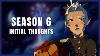 Season 6 INITIAL THOUGHTS amp REVIEW  The Mystery of Aaravos [upl. by Anahsirk]