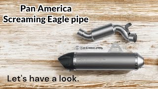 Pan America screamin eagle pipe lets check it out [upl. by Kacerek536]