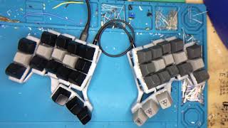 Skeletyl  Bare Bones Dactyl Manuform 3x5 keyboard timelapse build [upl. by Selin]