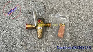 Thermostatic expansion valve Danfoss 067N2155 [upl. by Avictor]