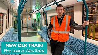 First Look at the New DLR Trains [upl. by Ingvar]