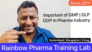 Rainbow Pharma Training Lab  GMP  cGMP  GLP  GDP  Pharma Training  HPLC Training GC Training [upl. by Hedwiga]