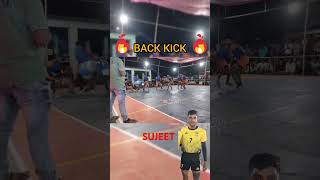 🔥🔥 BACK KICK 🔥🔥 BACK KICK RIGHT CORNER PAR 💪 sports kabaddi [upl. by Danella45]