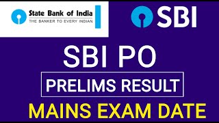 SBI PO Prelims Result  SBI PO Exam Date  SBI PO Mains Exam Date  SBI PO Result 2023  SBI PO Exam [upl. by Anelrats]