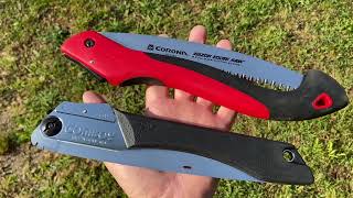 Corona Razor Tooth Saw vs Silky Gomboy 240 [upl. by Norbie]