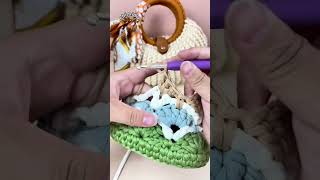 Crochet Bag Tutorial 크로 셰 뜨개질 가방 튜토리얼 Tığ İşi Çanta Eğitimi かぎ針編みバッグのチュートリアル crochet かぎ針編み tricô [upl. by Aneetak662]