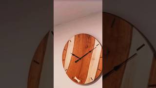 Amazing Woodworking For Making Wooden Wall Clock🧭in Factory shorts shortsfeed youtubeshorts diy [upl. by Ramedlaw]