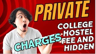 private medical college hostel fees and hidden charges counselling fee and hostel [upl. by Dichy]