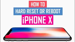 iPhone X Hard Reset Without Computer [upl. by Thurnau]