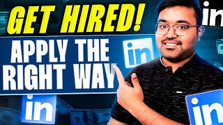 LinkedIn job search hacks and tips  how to apply jobs in 2024  internships  shashwat tiwari [upl. by Yleoj]