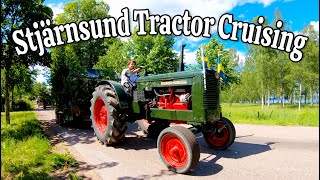 Midsummer Tractor Cruising in Stjärnsund Sweden 🇸🇪 Vintage  Veteran  Old [upl. by Relyhcs]