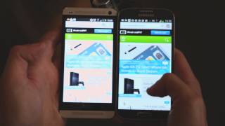 LCD mi Yoksa AMOLED mi HTC One vs Galaxy S4 Ekran Karşılaştırması [upl. by Queri473]