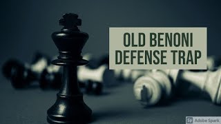 WORKS EVERY TIME😂😂😂Old Benoni Defense Trap for BlackFast Advantage [upl. by Sekyere926]