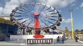 Enterprise Thrill Ride at Fun Spot America Orlando POV [upl. by Eiramlirpa]