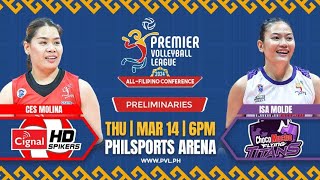 CIGNAL vs CHOCO MUCHO  Full Match  Preliminaries  2024 PVL AllFilipino Conference [upl. by Marve627]