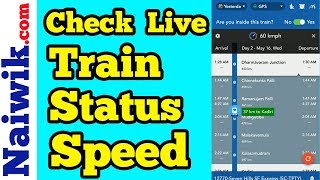 Check Live Train speed  Indian Railways [upl. by Dogs15]